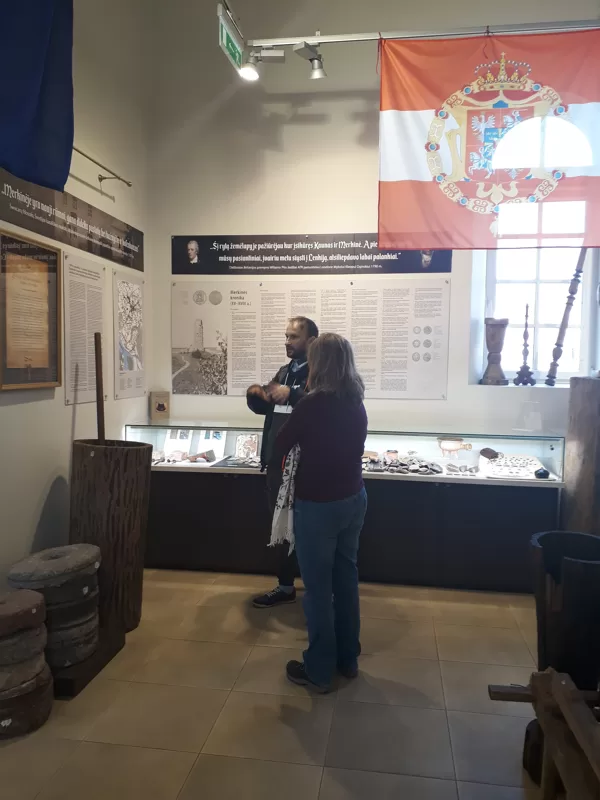 Guided tour at Merkinė museum